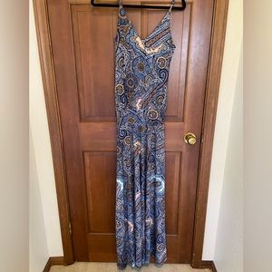 Veronica M Dress | Paisley Drop Waist Maxi Dress